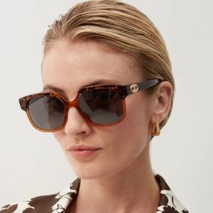 Celine Maillon Triomphe CL40155I Bronze Spotted Sunglasses